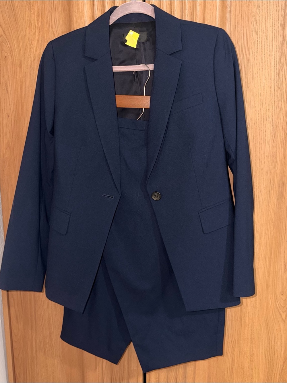 J Crew Navy Skirt Suit